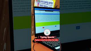 Typing Tips❗ accuracy + backspace = speed❗#surajtypingwala #shorts #typing