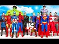 TEAM AVENGERS VS TEAM SUPERMAN - EPIC SUPERHEROES WAR