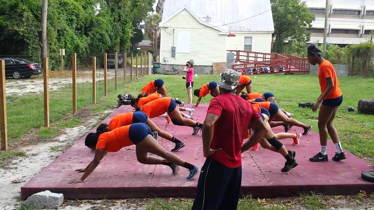 Claflin University's Volleyball Team Strength and Conditioning YouTube
