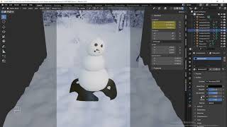 How I Created a Melting Snowman in Blender