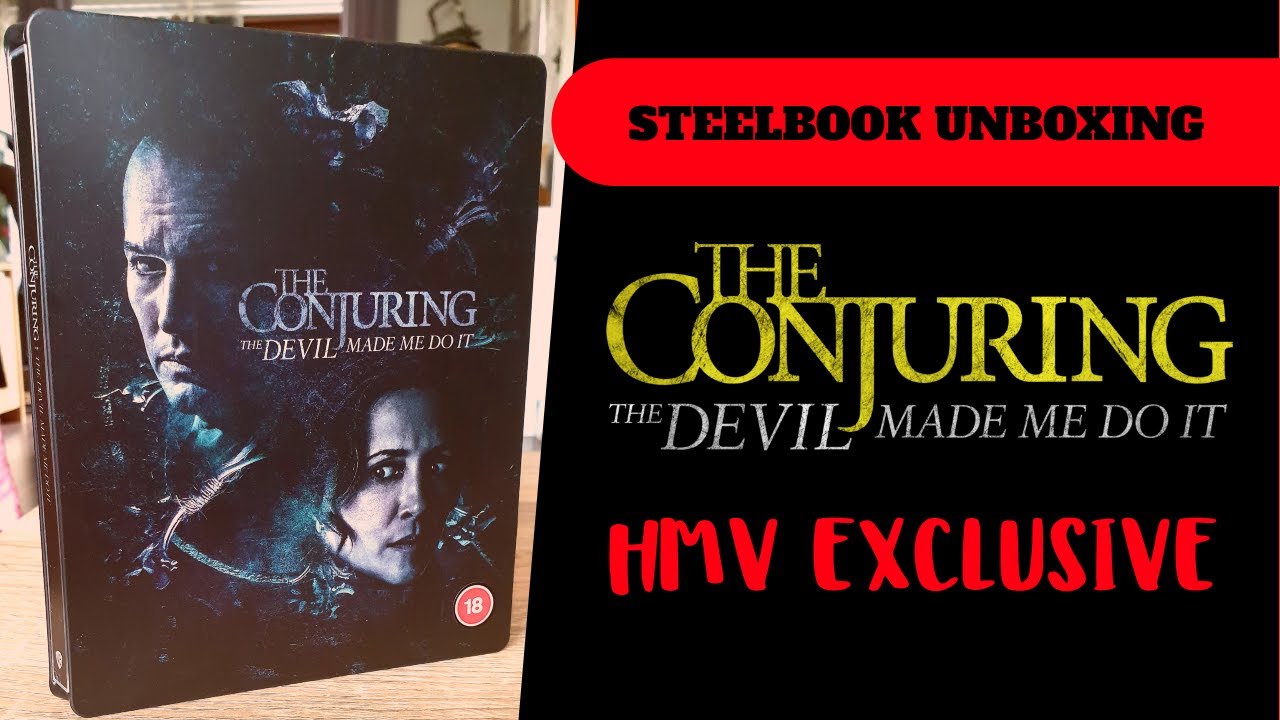 The Conjuring - The Devil Made Me Do It HMV Exclusive Limited Edition Steelbook Unboxing