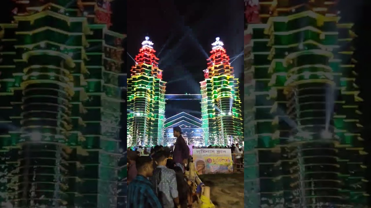Kalayani ITI Pandal 2022 | Kalayani Twin Tower Lighting Show 