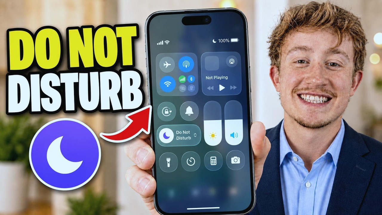 How To Turn On / Off Do Not Disturb On iPhone - Full Guide - YouTube
