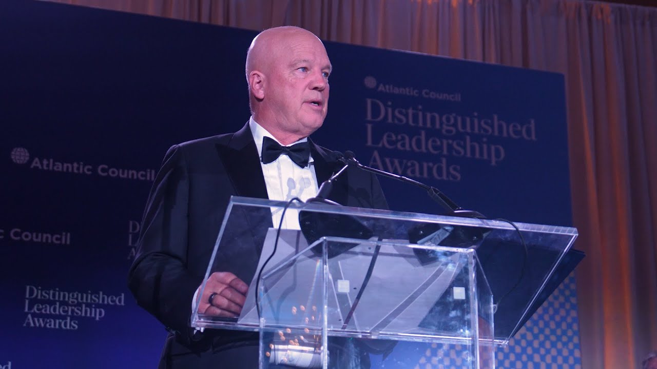 Gen. John Raymond honored by the Atlantic Council for pioneering space security