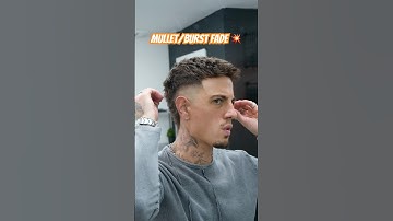 Mullet/Burst Fade Haircut 💥 #barber #hairstyle #barbers #haircut #mullet #barbershop