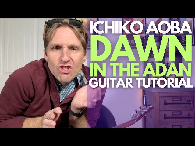 Dawn In The Adan by Ichiko Aoba Guitar Tutorial - Guitar Lessons with Stuart! class=
