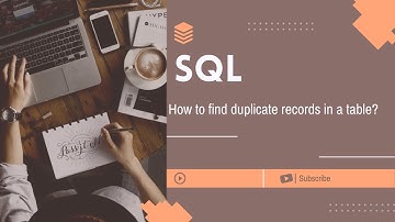 How to find duplicate records in a table || SQL