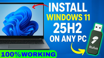 How to Install Windows 11 25H2 on Windows 10 Using Rufus | Step by Step Guide