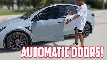 Turning The Tesla Model Y into a Tesla Model X | Auto Presenting Doors 2.0 Review