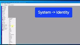 MikroTik: Change Router Hostname