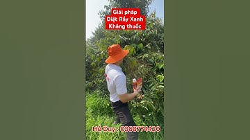 Giải pháp Diệt RẦY XANH Kháng Thuốc #hydro_mỹ #hydromythipro #rayxanh #saurieng