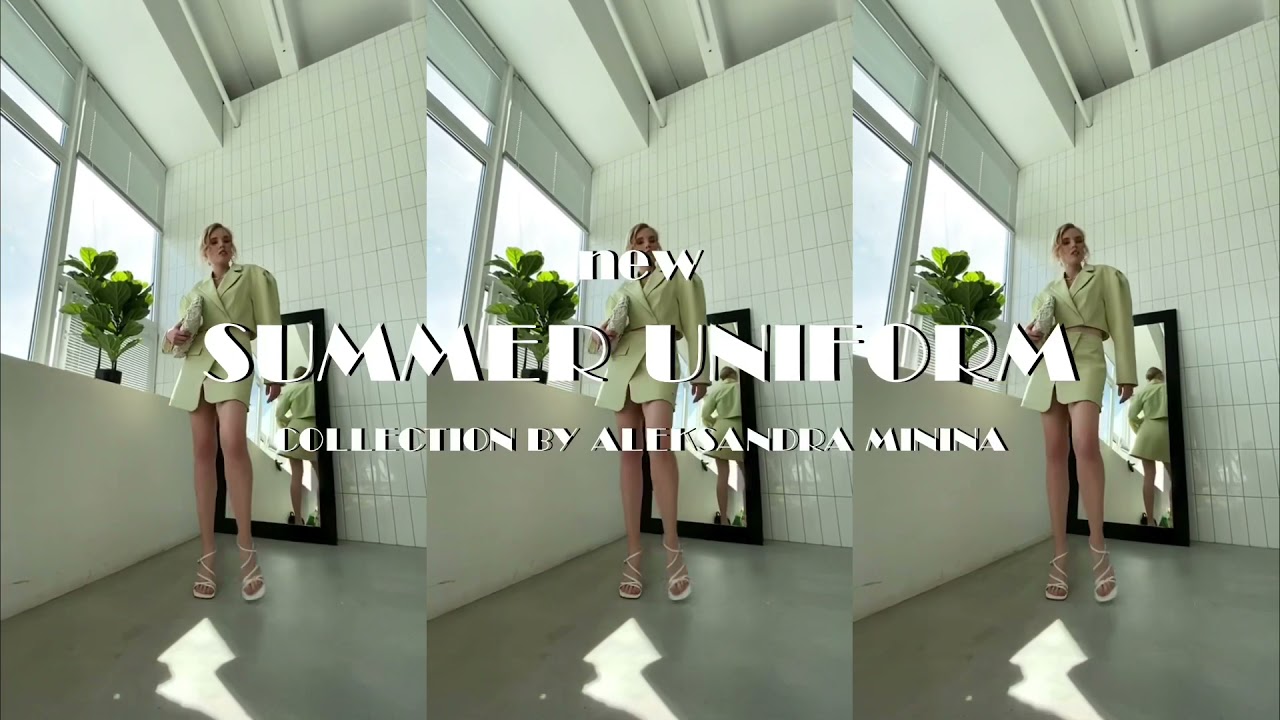 new SUMMER UNIFORM collection by Aleksandra Minina
