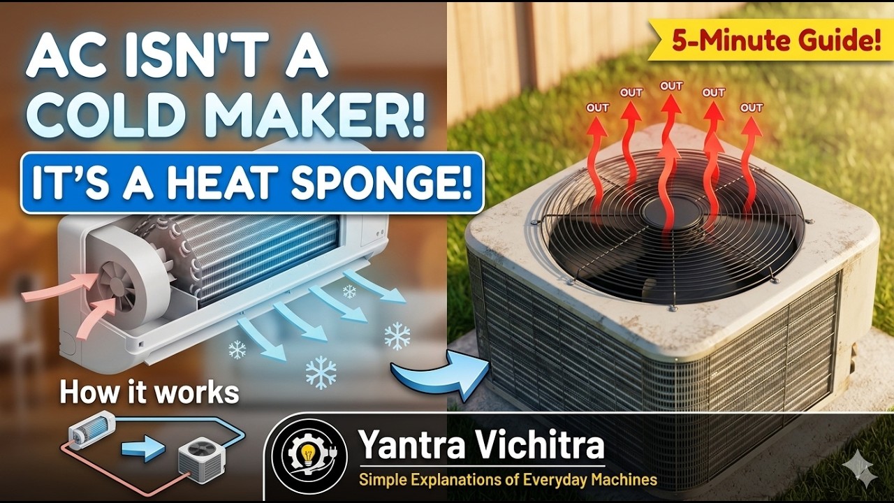 AC Working Explained in 3 Minutes | Simple Guide - YouTube