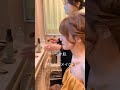 結婚式 花嫁ヘアメイク 艶肌 オレンジメイク