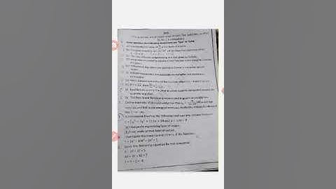 TMBU Part 3 Math Optional paper Objective questions True/False 🙏