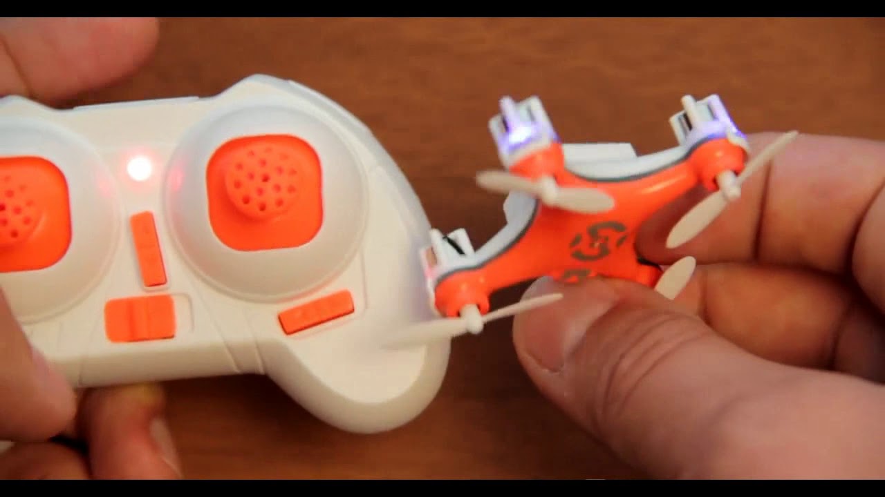 Квадрокоптер нано радиоуправляемый Cheerson CX-10 (оранжевый)