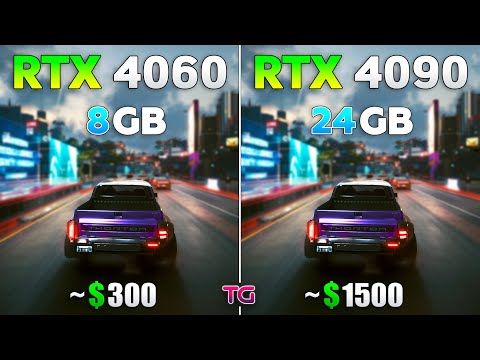 RTX 4060 vs RTX 4090 - Test in  Games