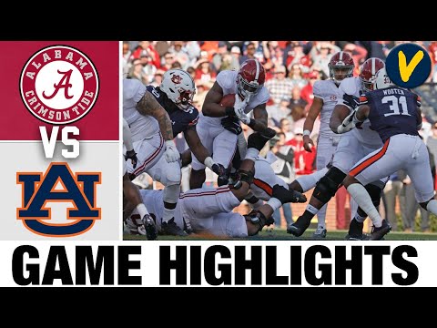 #3 Alabama vs Auburn | College Football Highlights