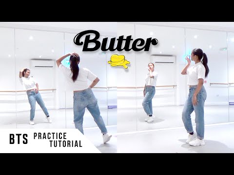 [PRACTICE] BTS (방탄소년단) – 'Butter' – FULL Dance Tutorial – SLOWED + MIRRORED
