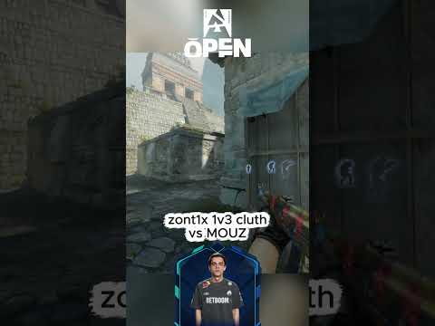 #zont1x 1v3 clutch vs #MOUZ at BLAST Open Porto 2026 #counterstrike  #cs2 #teamspirit