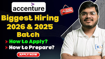 Accenture Biggest Hiring 2026 & 2025 Batch | On Campus & Off Campus | Eligibility & Complete Process