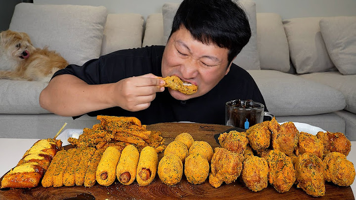 뿌링클 전메뉴 한 판! 뿌링클 닭다리부터 치즈볼까지 한 판 가득 치킨 먹방! (Bburinkle Chicken & Cheese ball)!! - Mukbang eating show