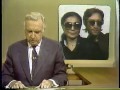 John Lennon Death 12/09/80 CBS Evening News w/ Walter Cronkite part 1