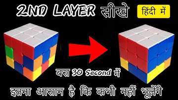 HOE JE DE 2E LAAG VAN RUBIK