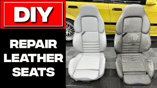 DIY - Restore Old Leather Seats - BMW M3 VADER Seats!