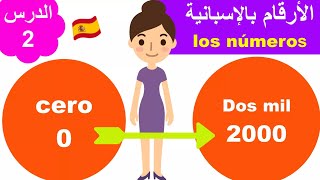تعلم الاسبانية | الارقام في اللغة الاسبانية | اسهل طريقة لحفظ الارقام وفهمها/ los numeros en español