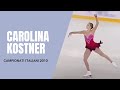 Carolina Kostner brutta caduta ai campionati italiani 2010