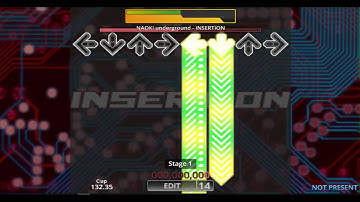 [DDR EDIT/DP] INSERTiON / NAOKI underground (Lv. 14)