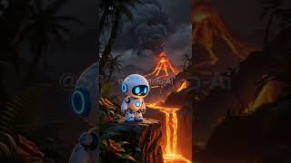 Ga nyangka… dunia dinosaurus mulai berubah #NeoAI #DinoWeek #Dinosaurus #Volcano #JurassicAdventure