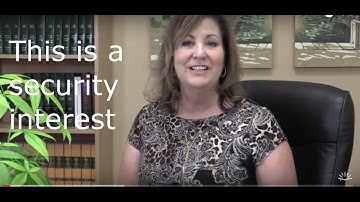 This is a security interest