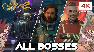 The Outer Worlds 2 - All Bosses Fight & Ending (4K 60 FPS PC)
