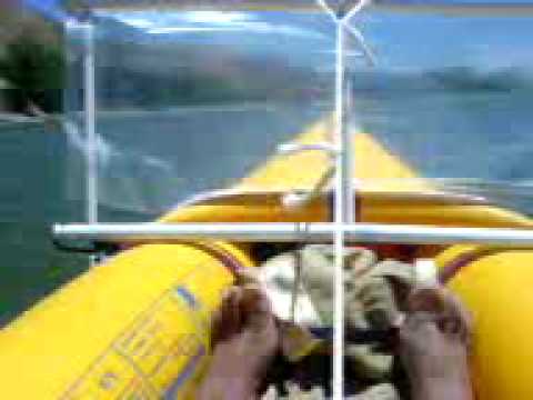 kayak sail - YouTube