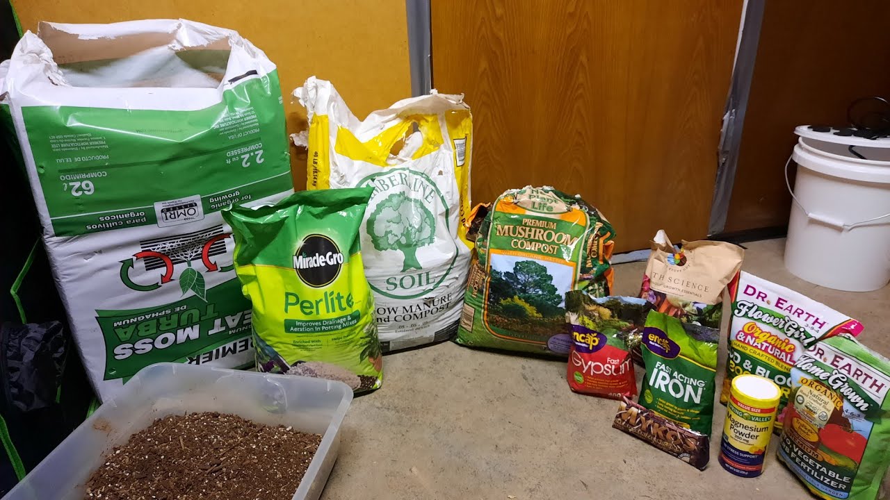 Budget friendly soil mix for Cannabis.