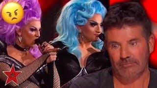 Drag Queens ARGUE With Simon Cowell On America&#39;s Got Talent 2019 | Got Talent Global