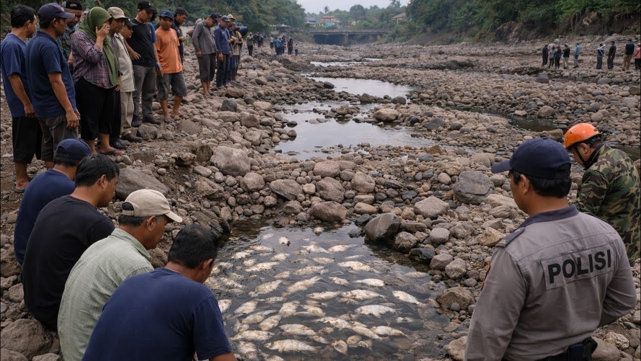 GARUT HEBOH‼️ Aliran Sungai Hilang Tanpa Jejak, Ikan-Ikan Mati, Diduga Ada Aktivitas Misterius!