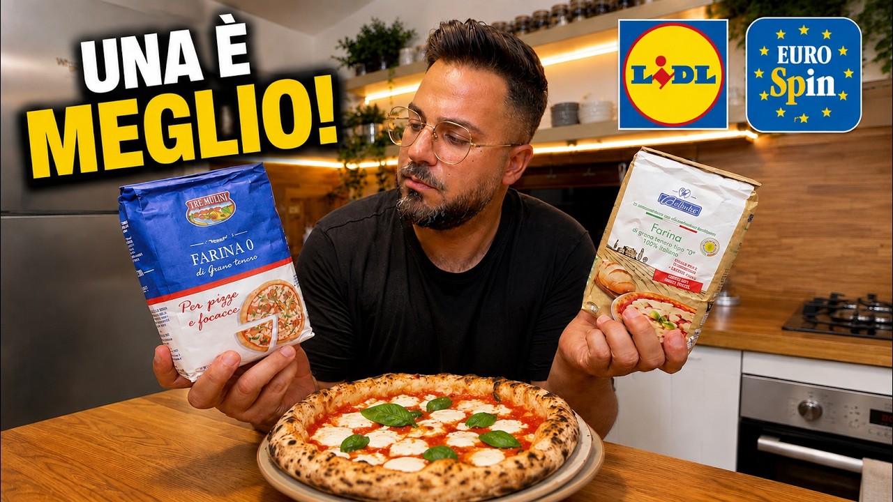 FARINA LIDL vs EUROSPIN per Pizza: Una è Nettamente Migliore! - Pagellone delle farine #1