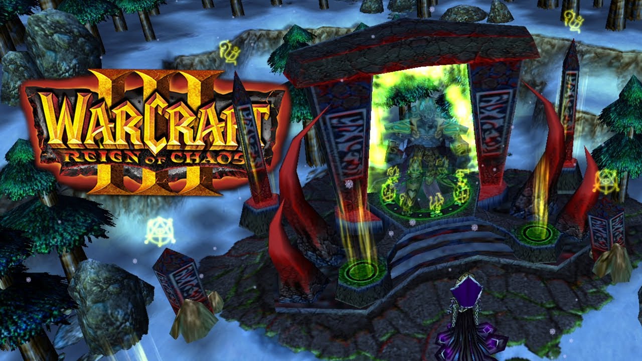 Tinywow com на русском языке. Warcraft 3 бочки. Warcraft 3 Reign of Chaos. Warcraft 3 карта в конце битва с Архимондом. Архимонд зимняя карта.