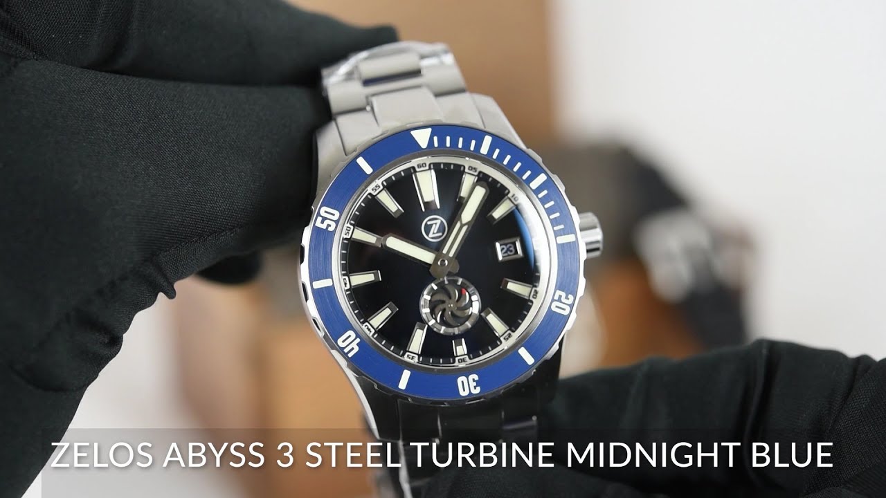 Zelos Abyss 3 Steel Turbine Midnight Blue