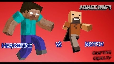 Minecraft: Herobrine Vs Notch! (Herobrine Mod)