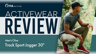 Activewear Review: Mens Olive Track Sport Jogger 30 #6514