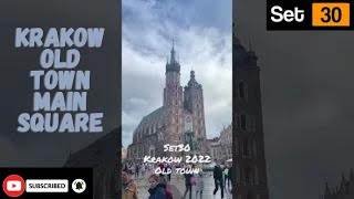 Krakow Main Square, Krakow Old Town 2022, Exploring Poland, Set30Official