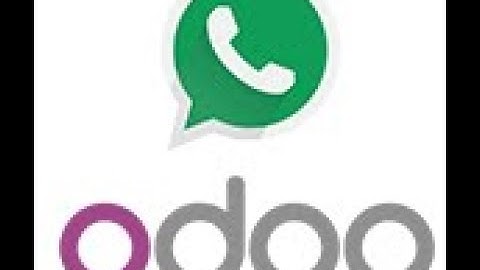 Sending messages to partner via WhatsApp . (Odoo 11)