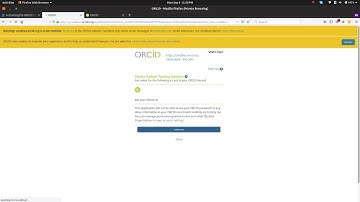 VIVO ORCID integration tutorial