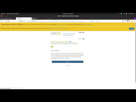 VIVO ORCID integration tutorial