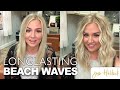 The Perfect 10 Minute Beach Waves Hair Tutorial || Jess Hallock