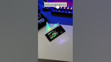 A holographic music player